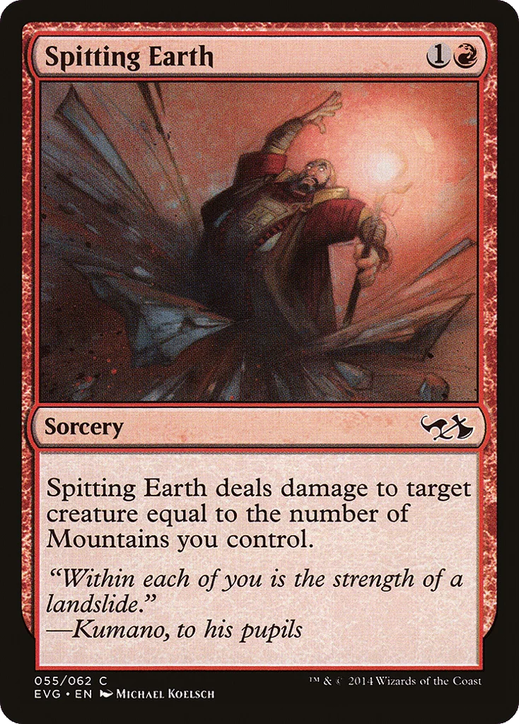 Spitting Earth · Duel Decks Anthology: Elves vs. Goblins