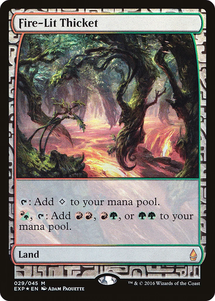 Fire-Lit Thicket · Zendikar Expeditions