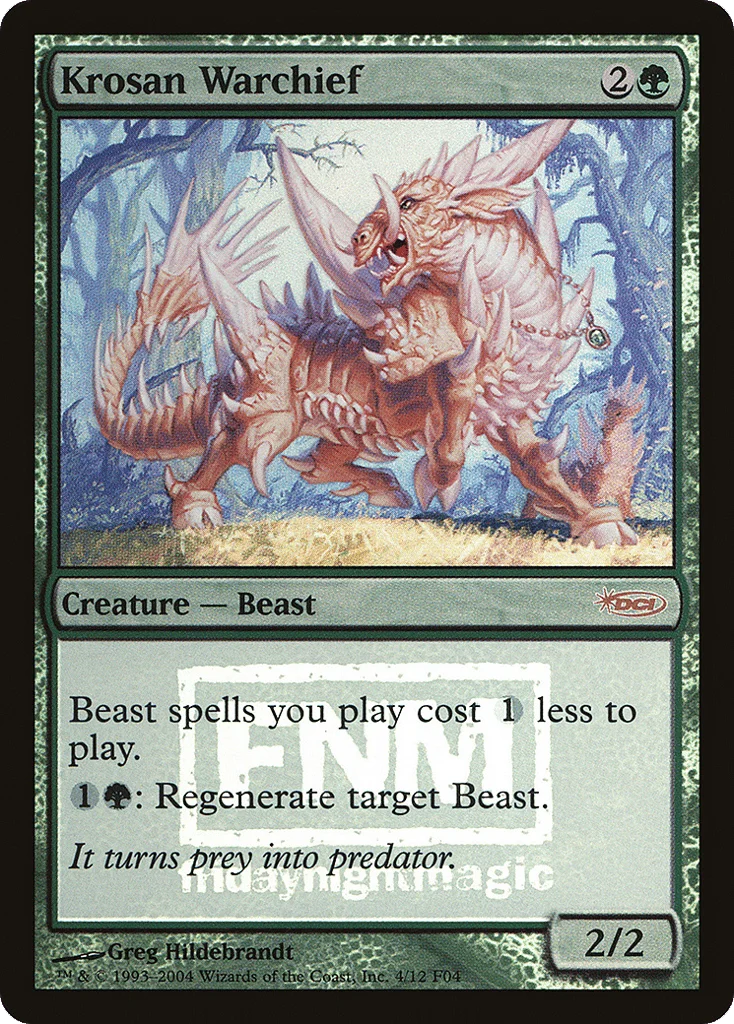 Krosan Warchief · Friday Night Magic 2004
