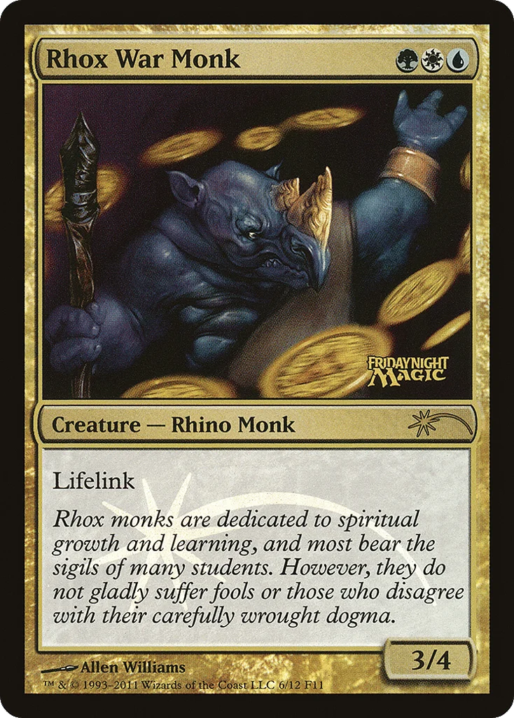 Rhox War Monk · Friday Night Magic 2011