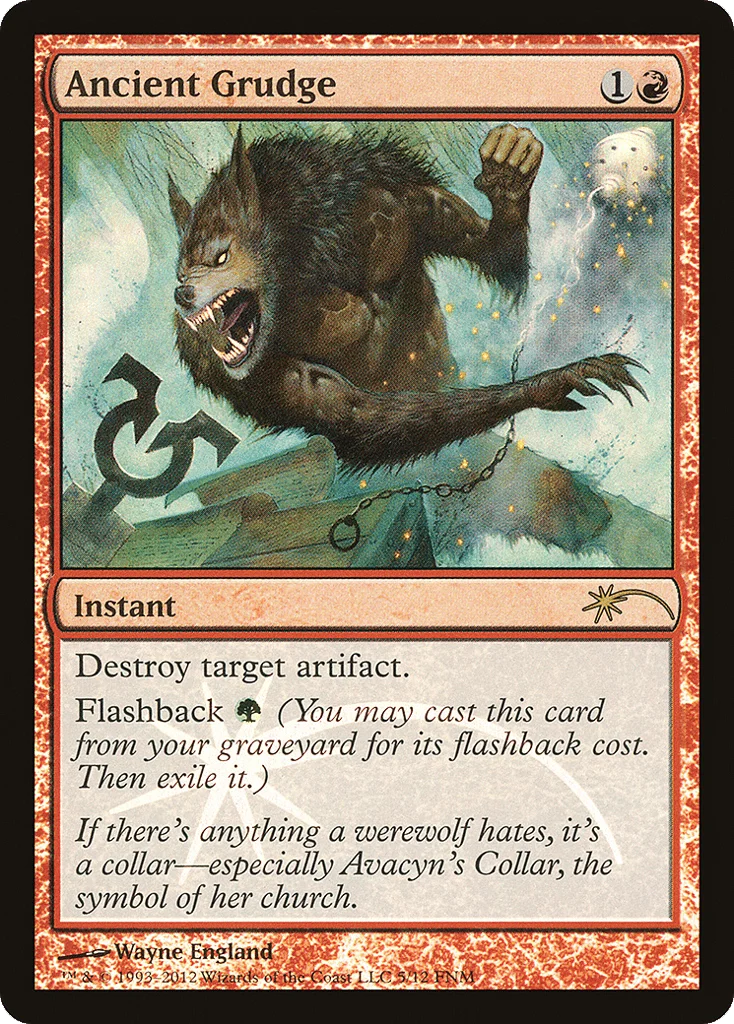 Ancient Grudge · Friday Night Magic 2012