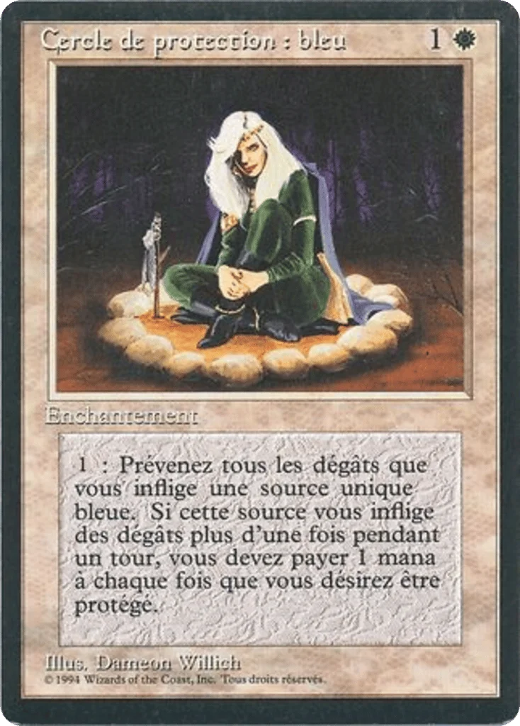 Circle of Protection: Blue · Foreign Black Border