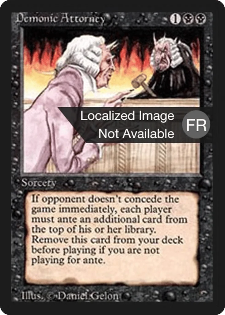 Demonic Attorney · Foreign Black Border