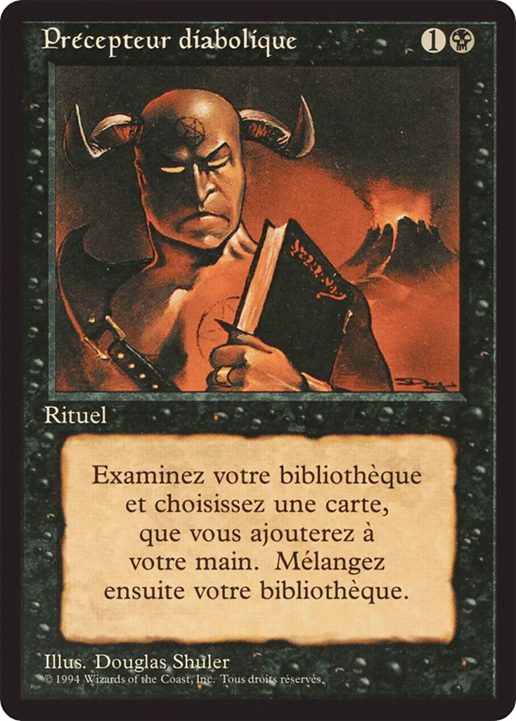 Demonic Tutor · Foreign Black Border