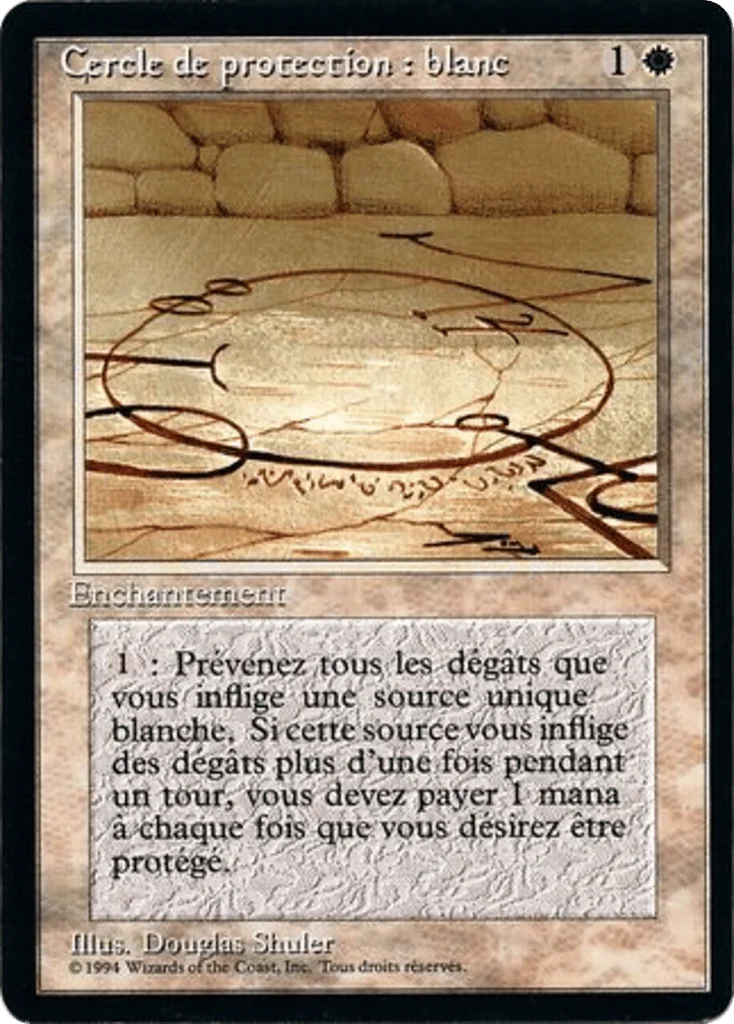 Circle of Protection: White · Foreign Black Border