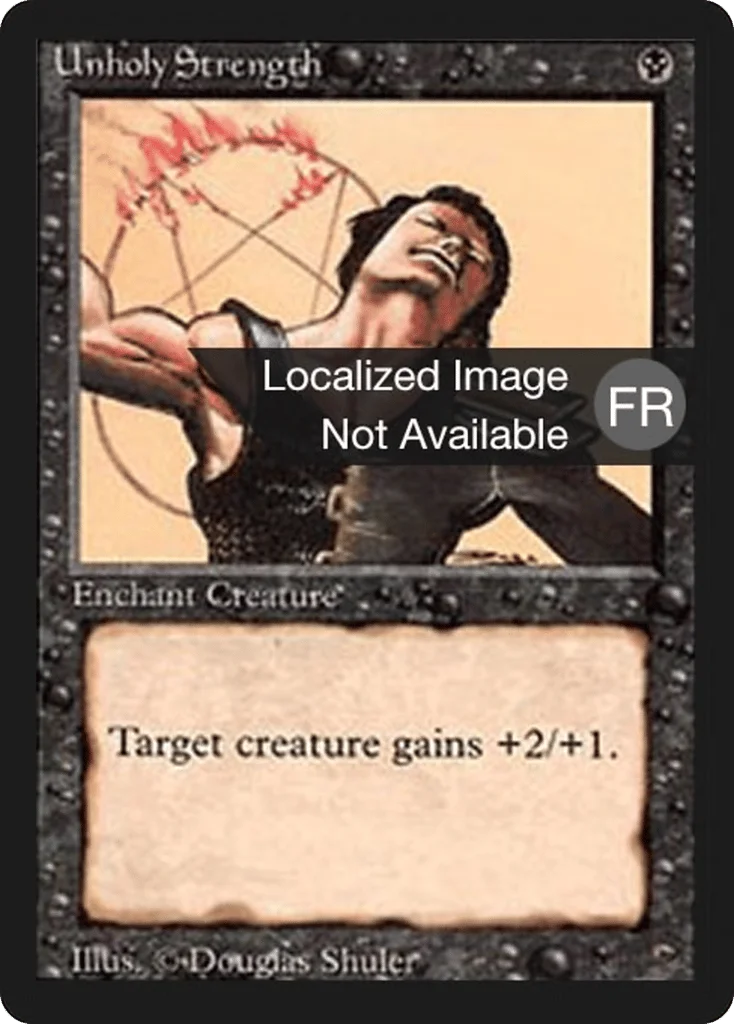Unholy Strength · Foreign Black Border