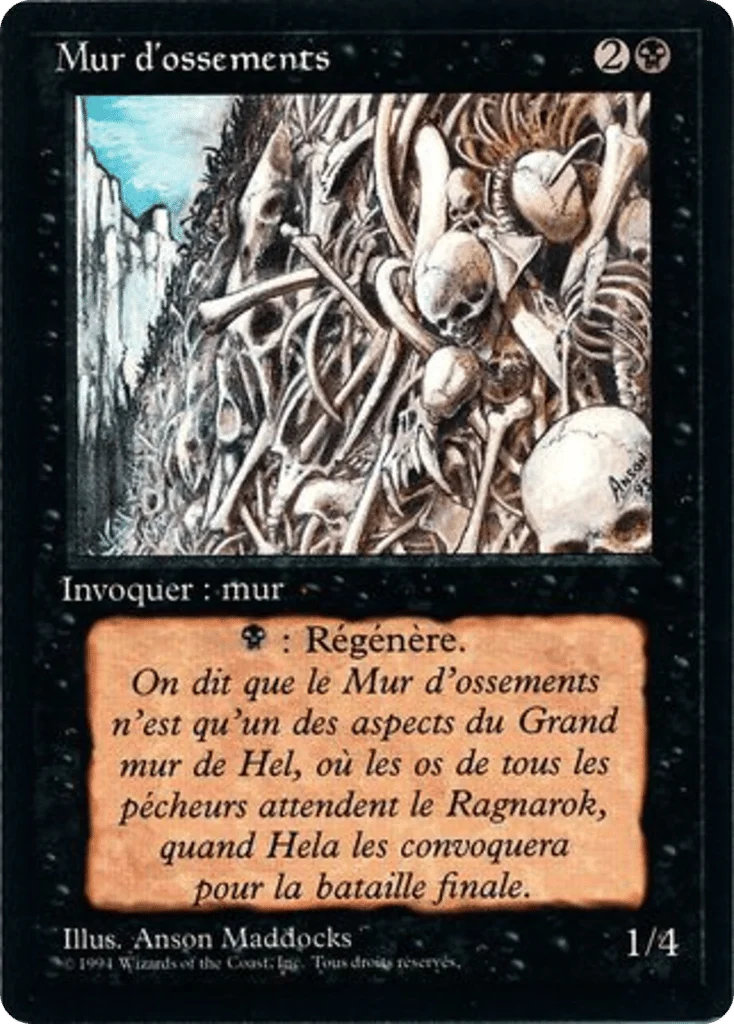 Wall of Bone · Foreign Black Border