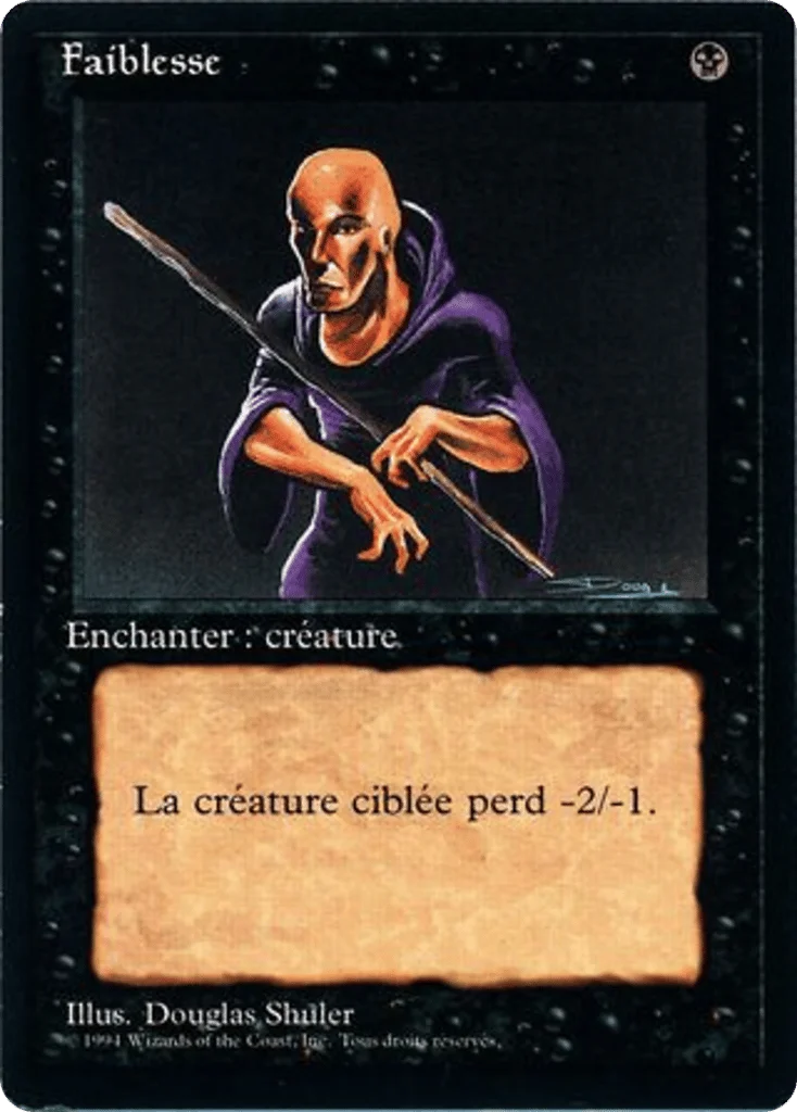 Weakness · Foreign Black Border