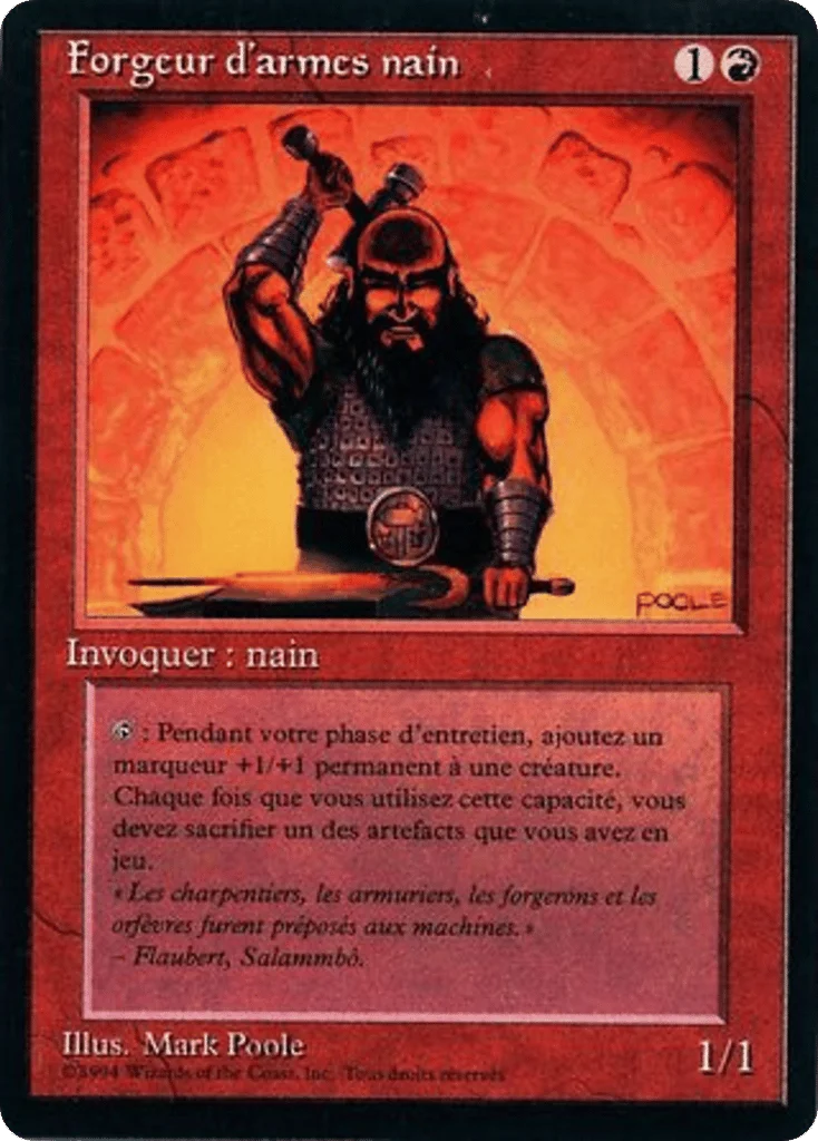 Dwarven Weaponsmith · Foreign Black Border