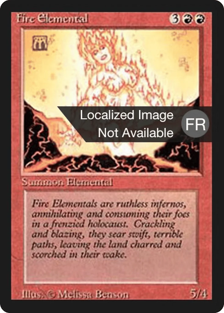 Fire Elemental · Foreign Black Border