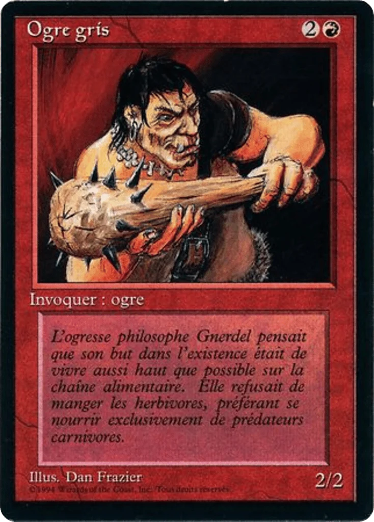 Gray Ogre · Foreign Black Border