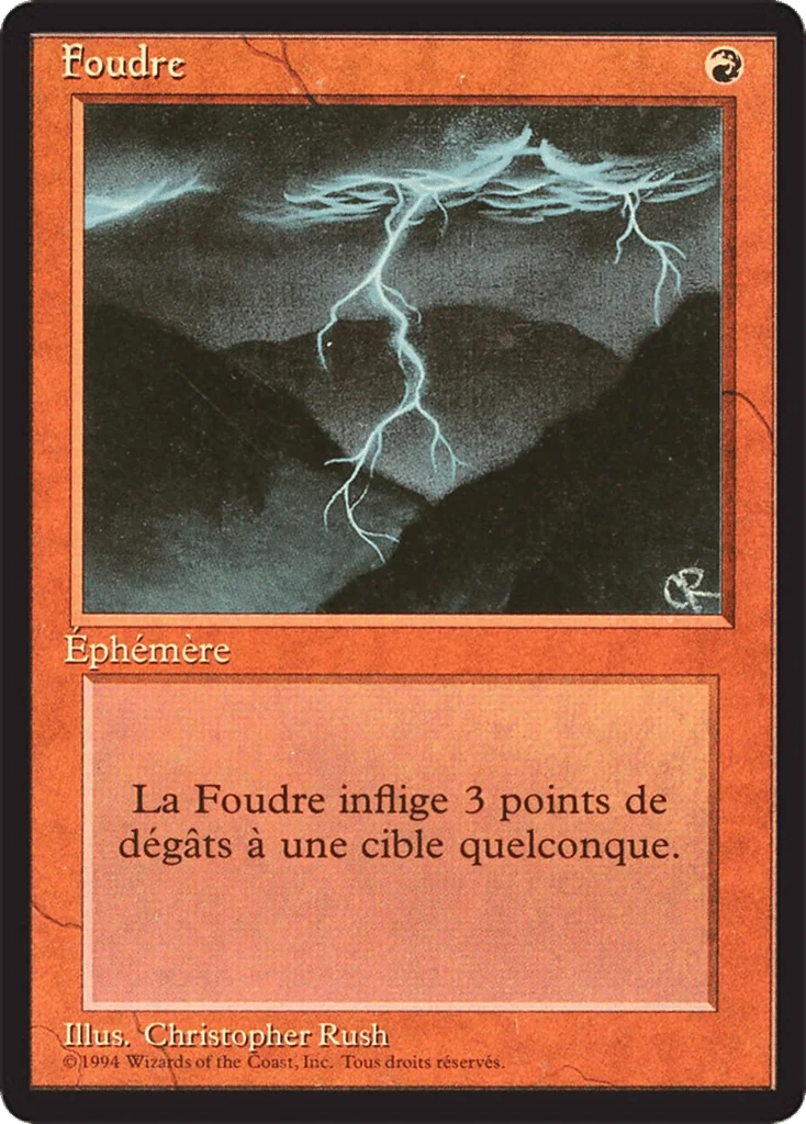 Lightning Bolt · Foreign Black Border