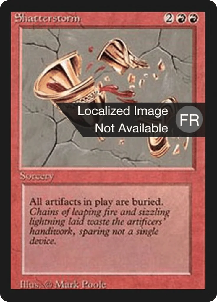 Shatterstorm · Foreign Black Border