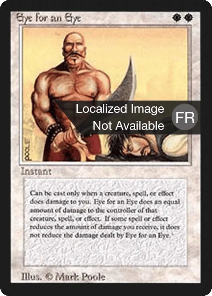 Eye for an Eye · Foreign Black Border