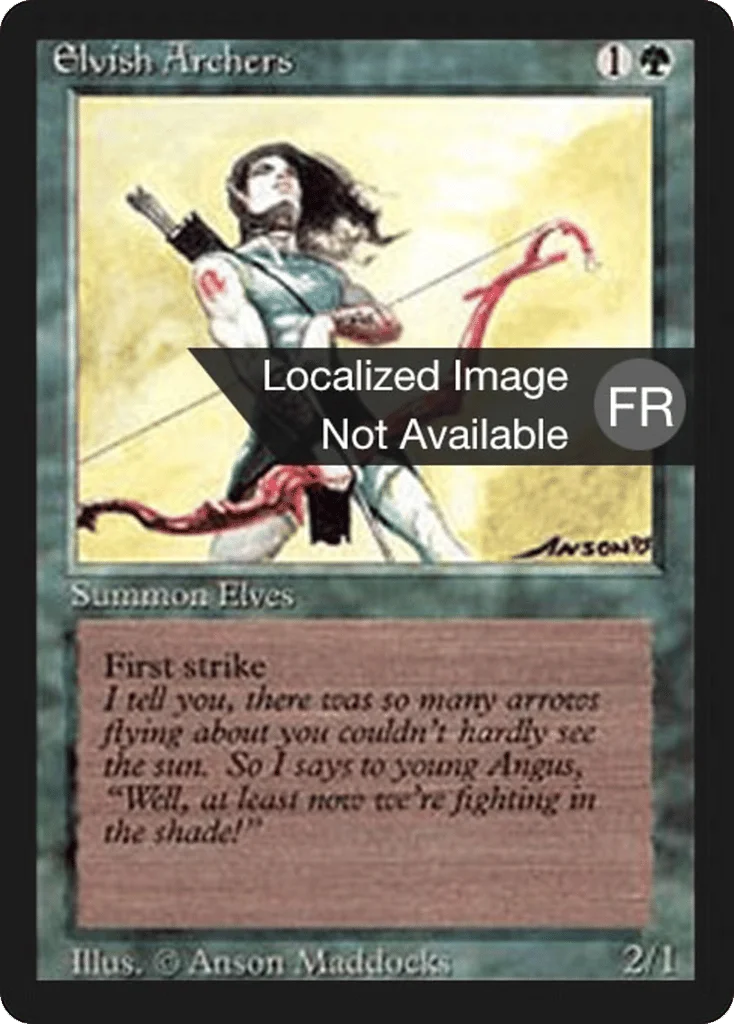 Elvish Archers · Foreign Black Border