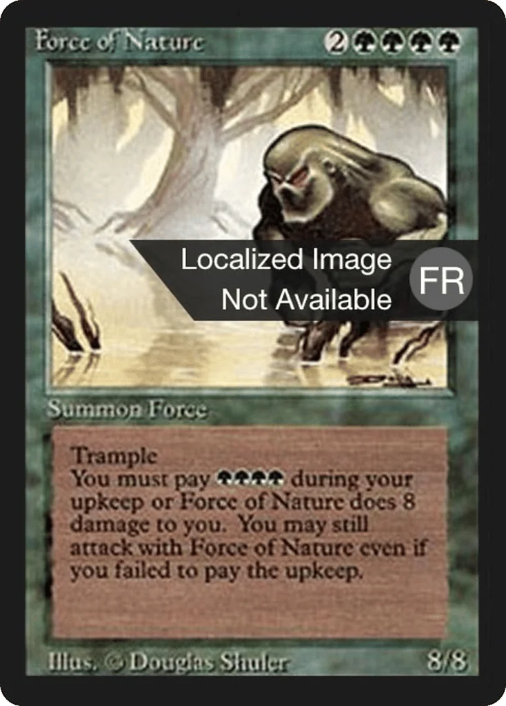 Force of Nature · Foreign Black Border