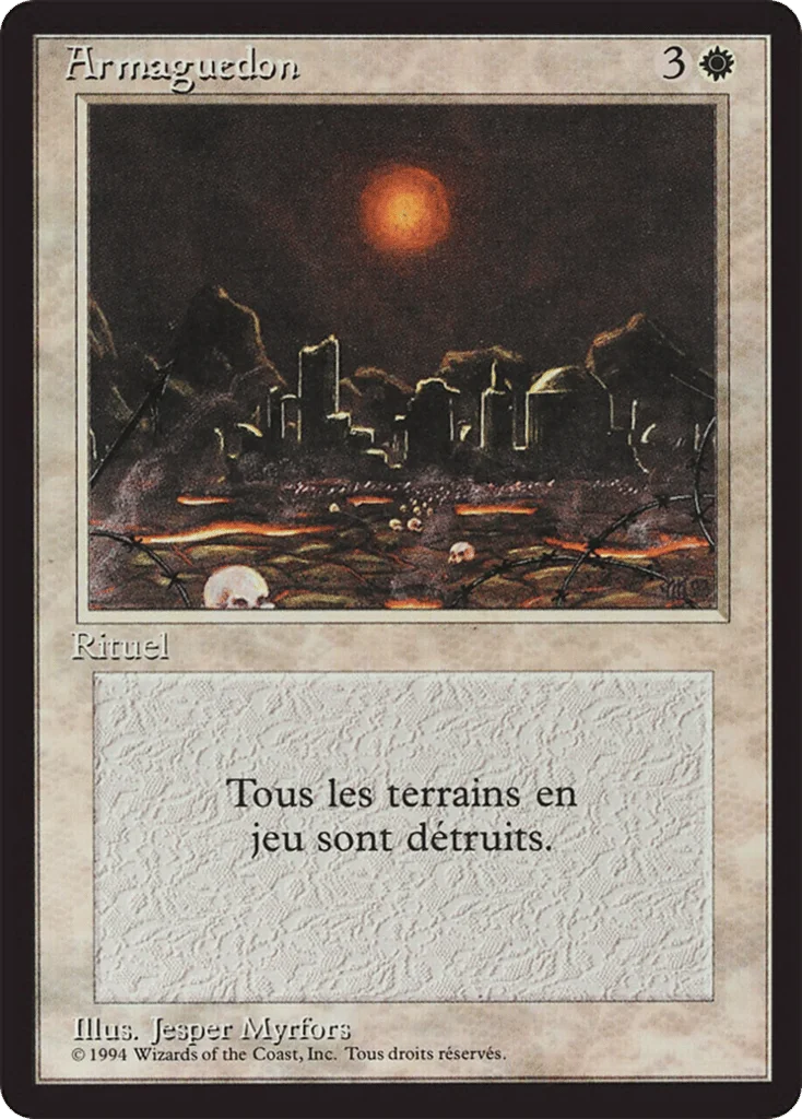 Armageddon · Foreign Black Border