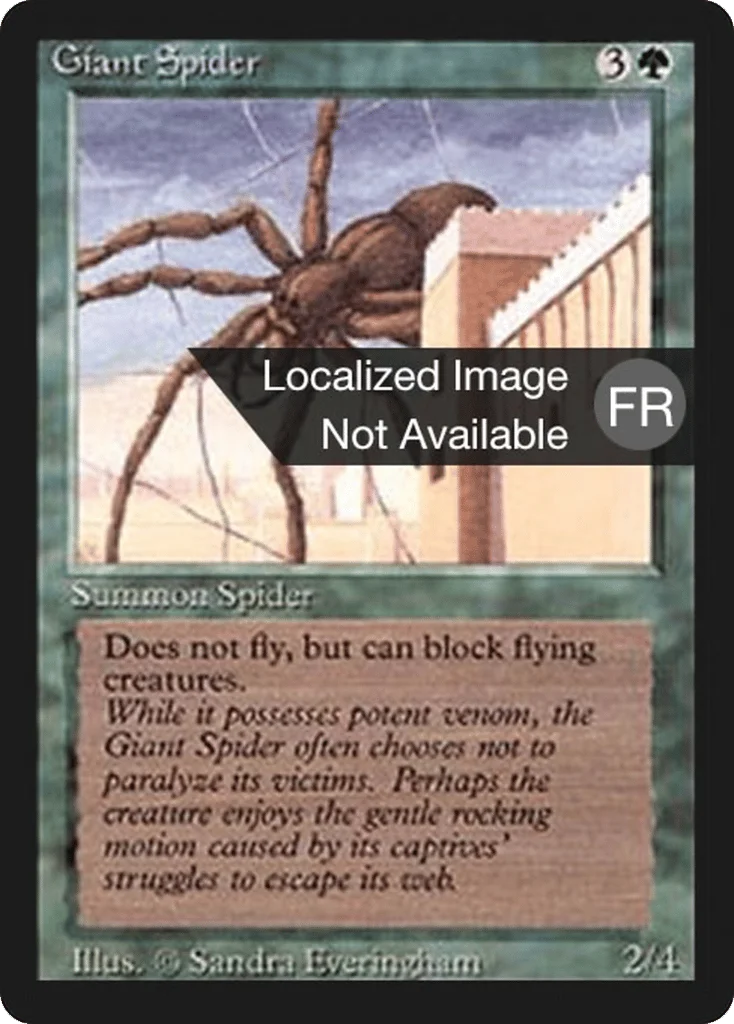 Giant Spider · Foreign Black Border