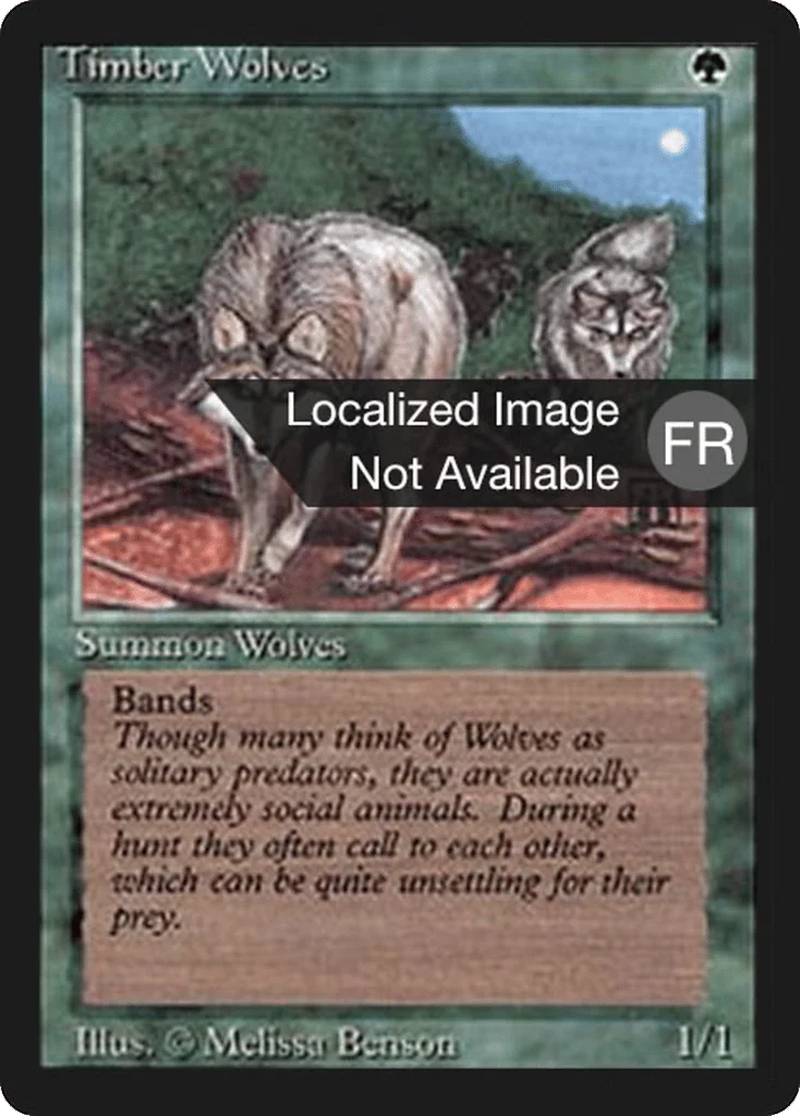 Timber Wolves · Foreign Black Border