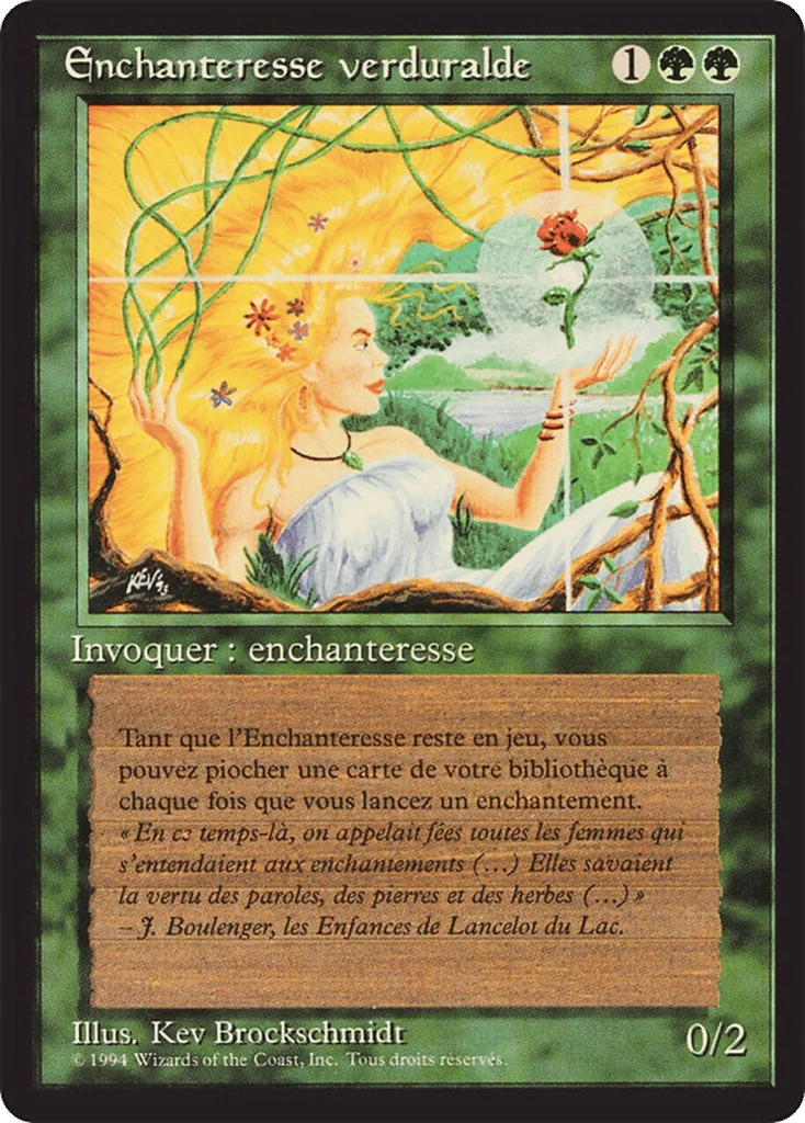 Verduran Enchantress · Foreign Black Border