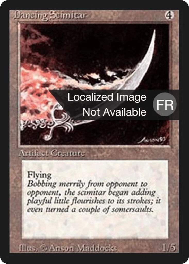 Dancing Scimitar · Foreign Black Border