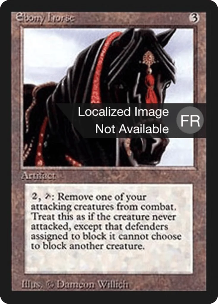 Ebony Horse · Foreign Black Border