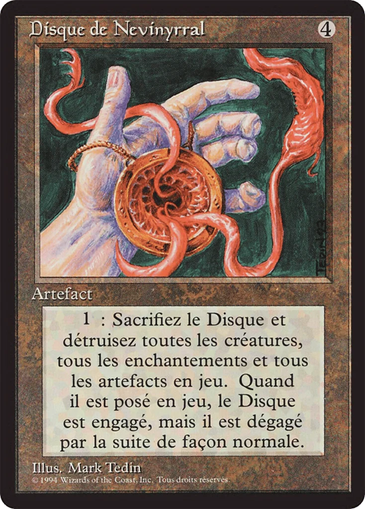Nevinyrral's Disk · Foreign Black Border