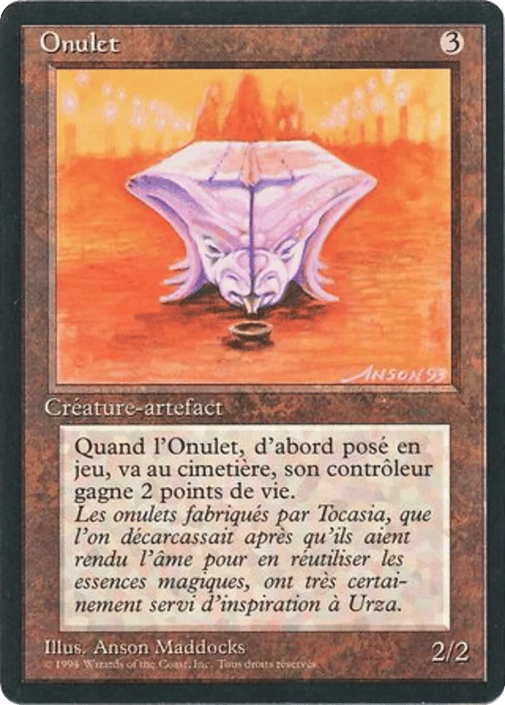 Onulet · Foreign Black Border