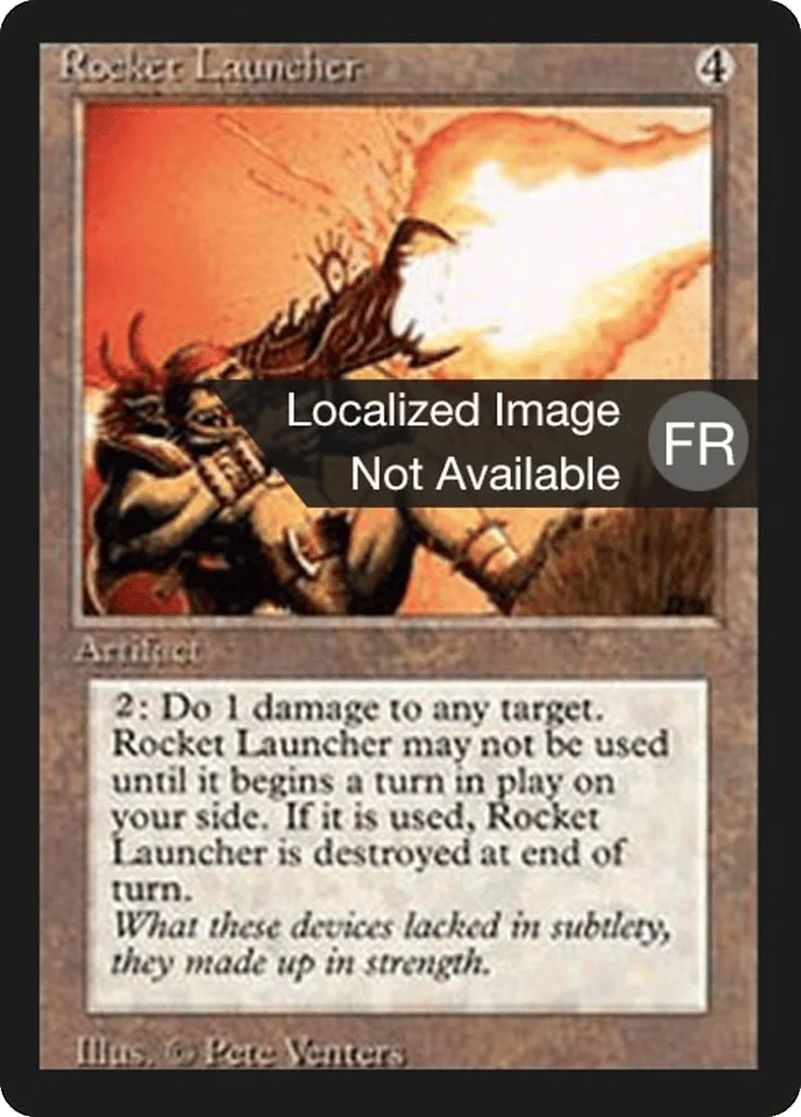 Rocket Launcher · Foreign Black Border