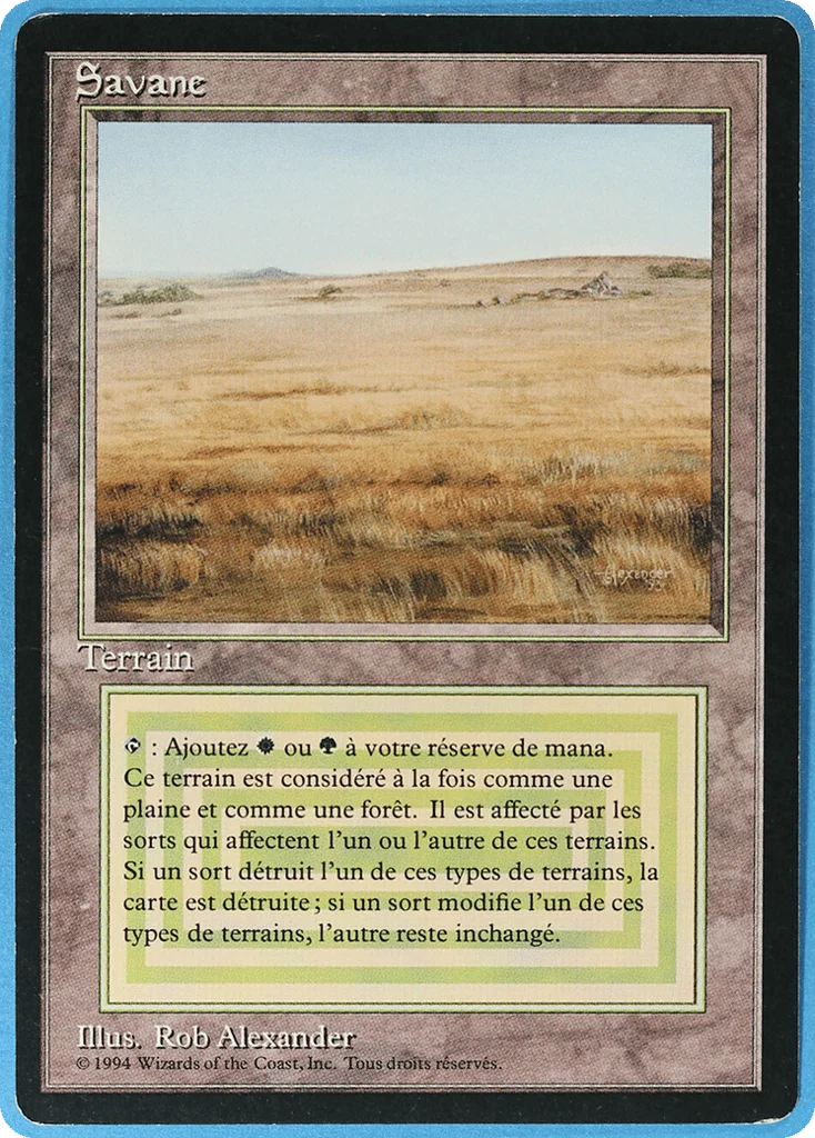 Savannah · Foreign Black Border