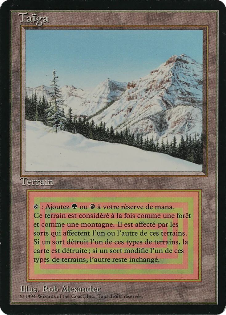 Taiga · Foreign Black Border
