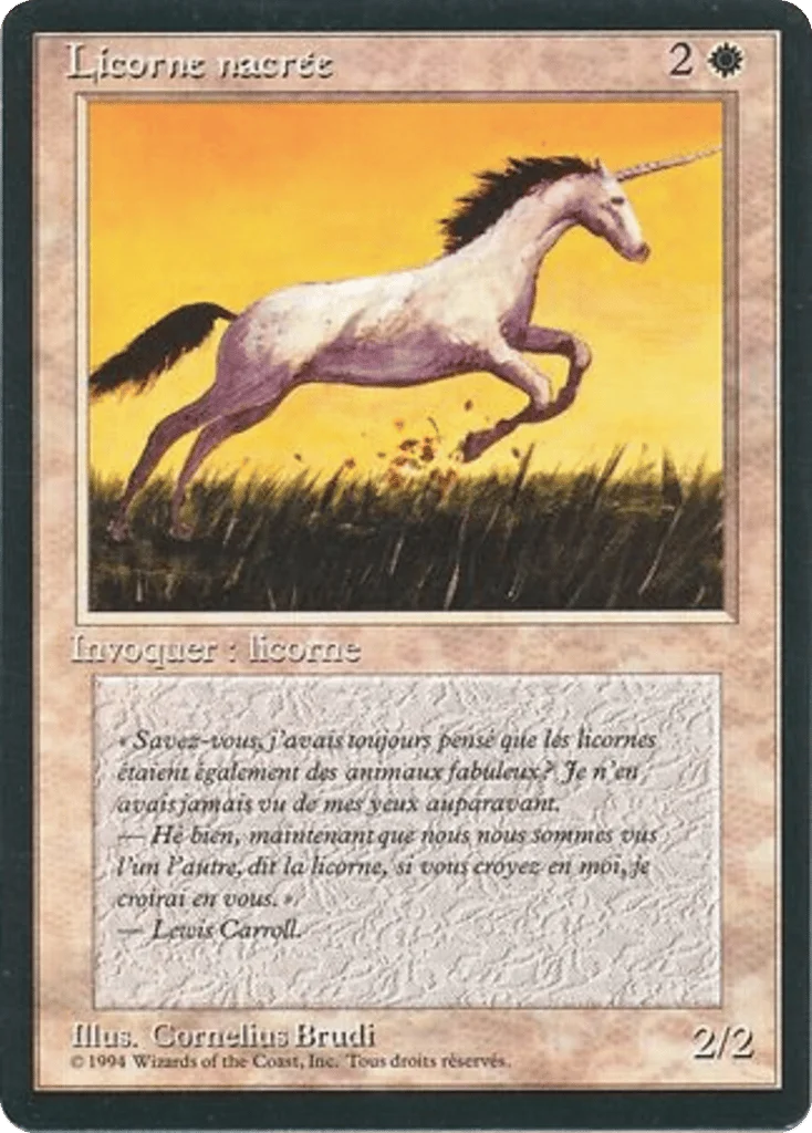 Pearled Unicorn · Foreign Black Border