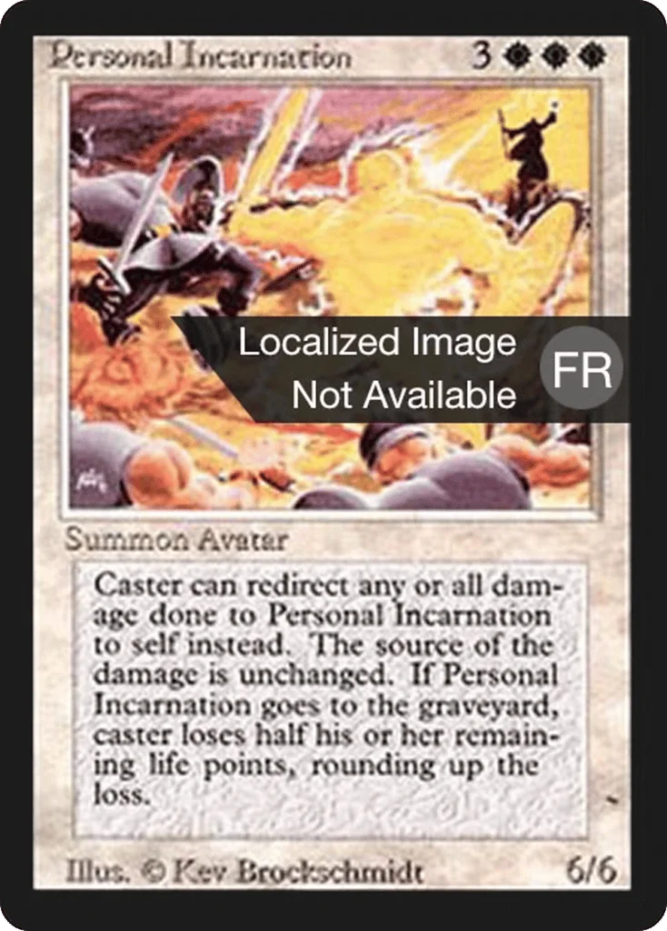 Personal Incarnation · Foreign Black Border