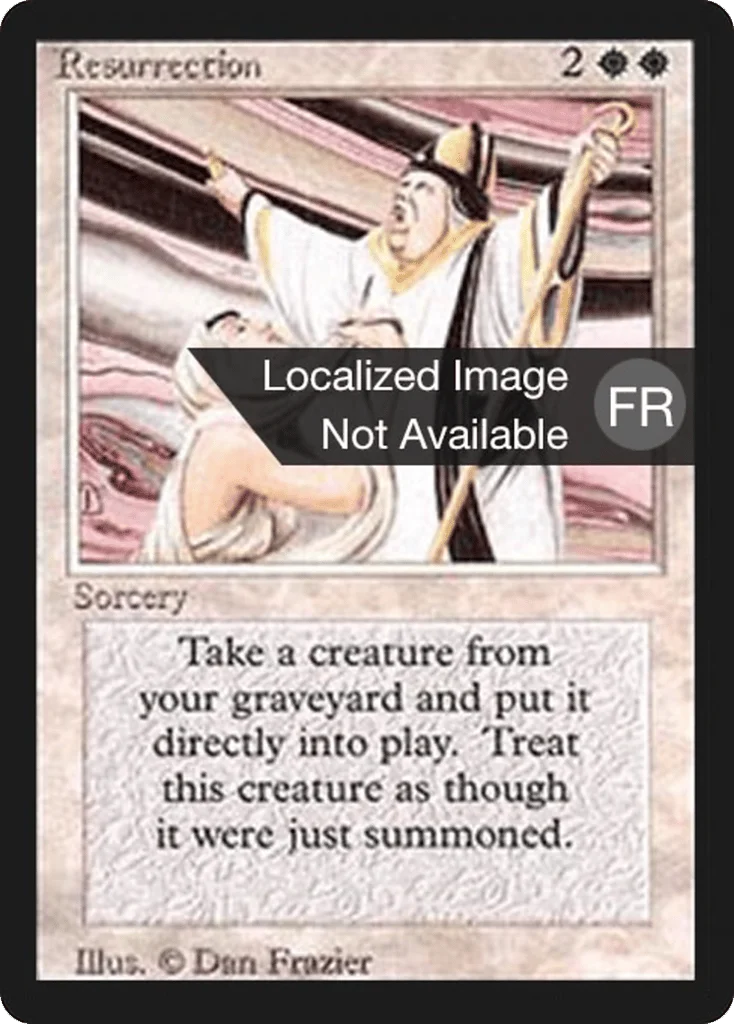Resurrection · Foreign Black Border
