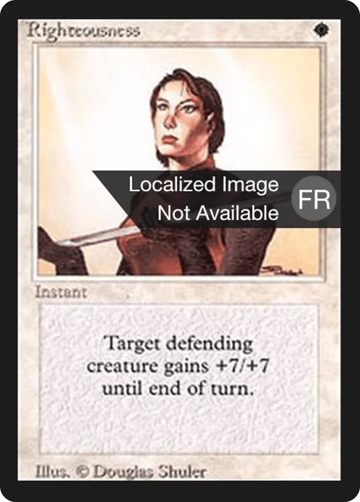 Righteousness · Foreign Black Border