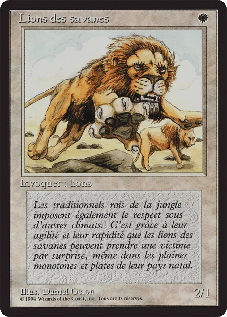 Savannah Lions · Foreign Black Border