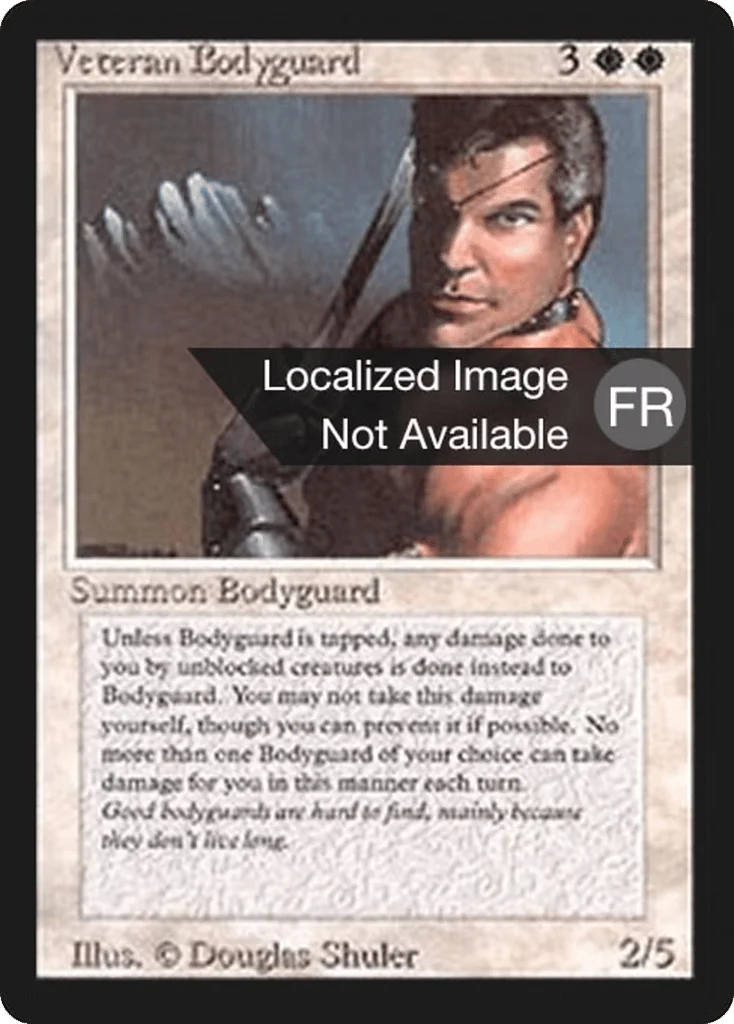 Veteran Bodyguard · Foreign Black Border