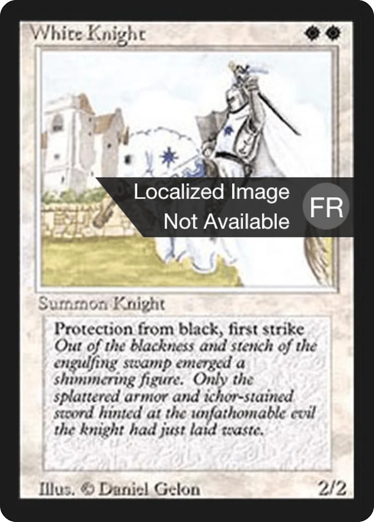 White Knight · Foreign Black Border