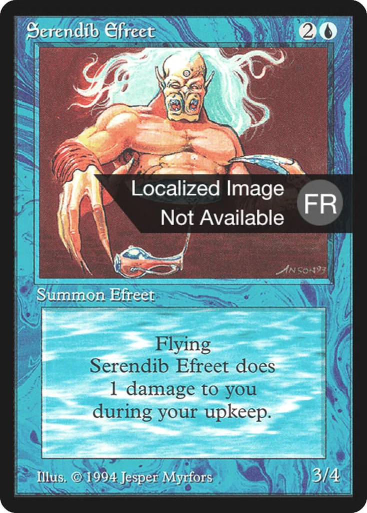 Serendib Efreet · Foreign Black Border