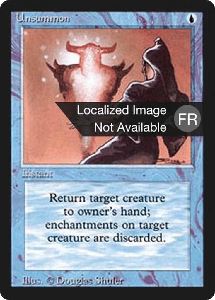 Unsummon · Foreign Black Border