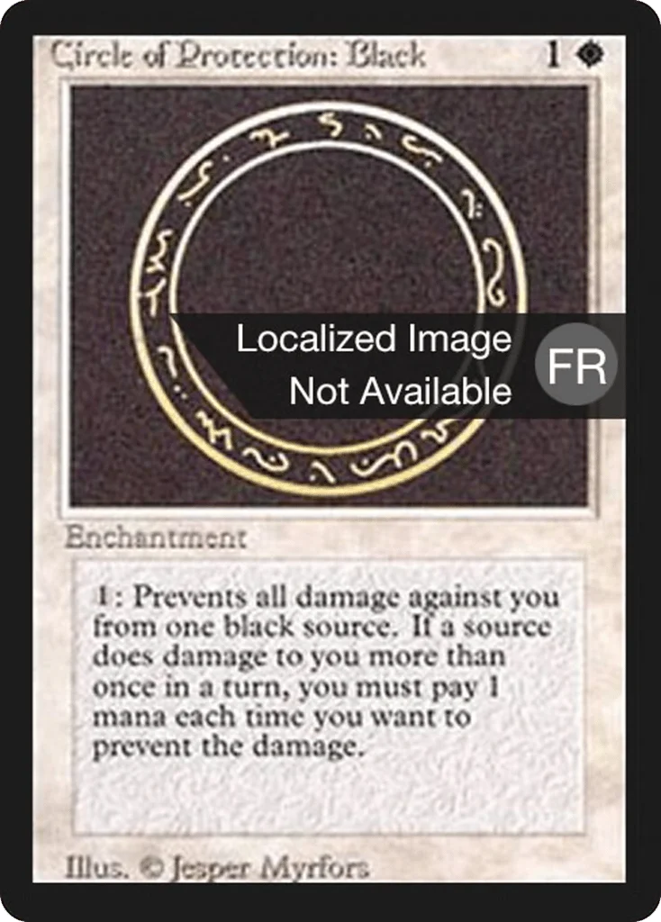 Circle of Protection: Black · Foreign Black Border
