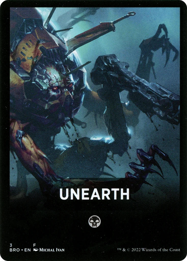 Unearth (Theme) · The Brothers' War Jumpstart Front Cards