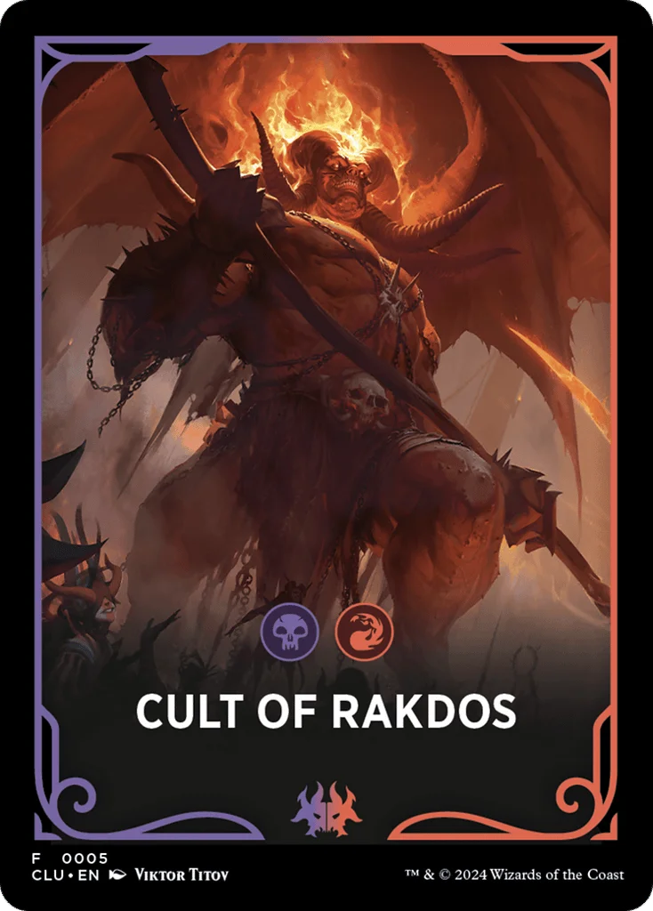Cult of Rakdos · Ravnica: Clue Edition Front Cards