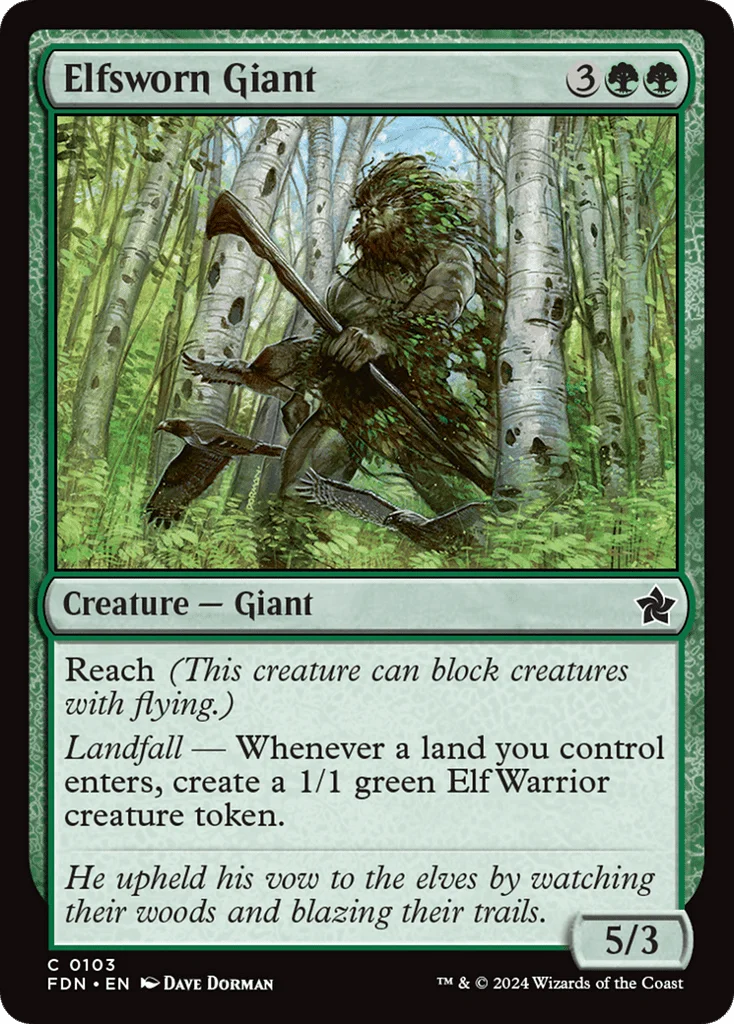 Elfsworn Giant · Foundations