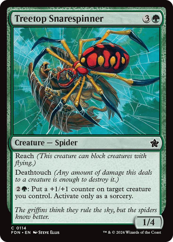 Treetop Snarespinner · Foundations
