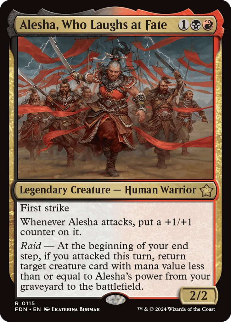 Alesha, Who Laughs at Fate · Foundations