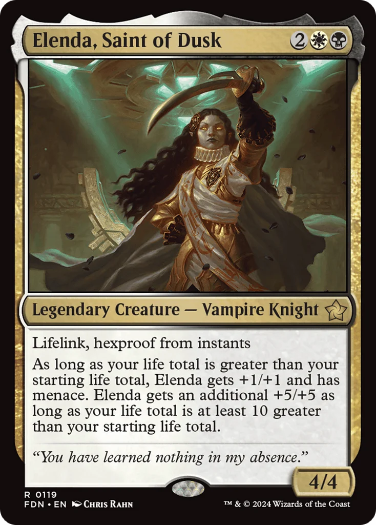 Elenda, Saint of Dusk · Foundations