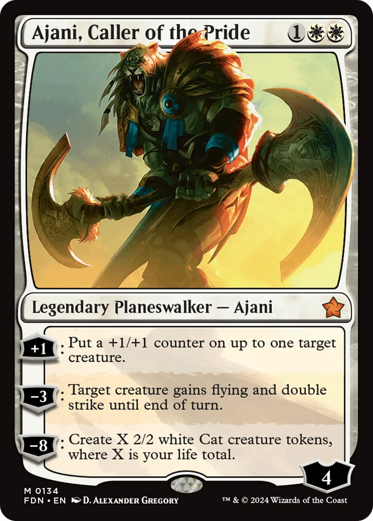 Ajani, Caller of the Pride · Foundations