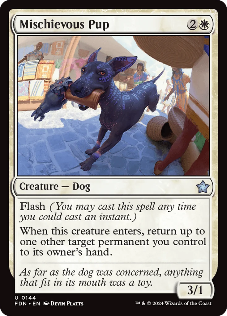 Mischievous Pup · Foundations