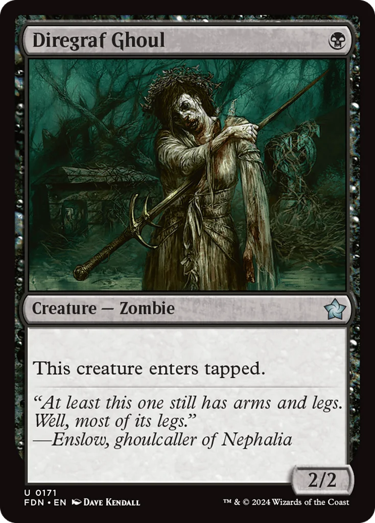 Diregraf Ghoul · Foundations